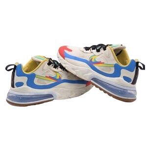 Nike Air Max 270 React Kids 7.5 Sail Multi-Color Good Legend of Her CT1634-100